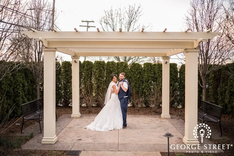 Married Couple in Pergola